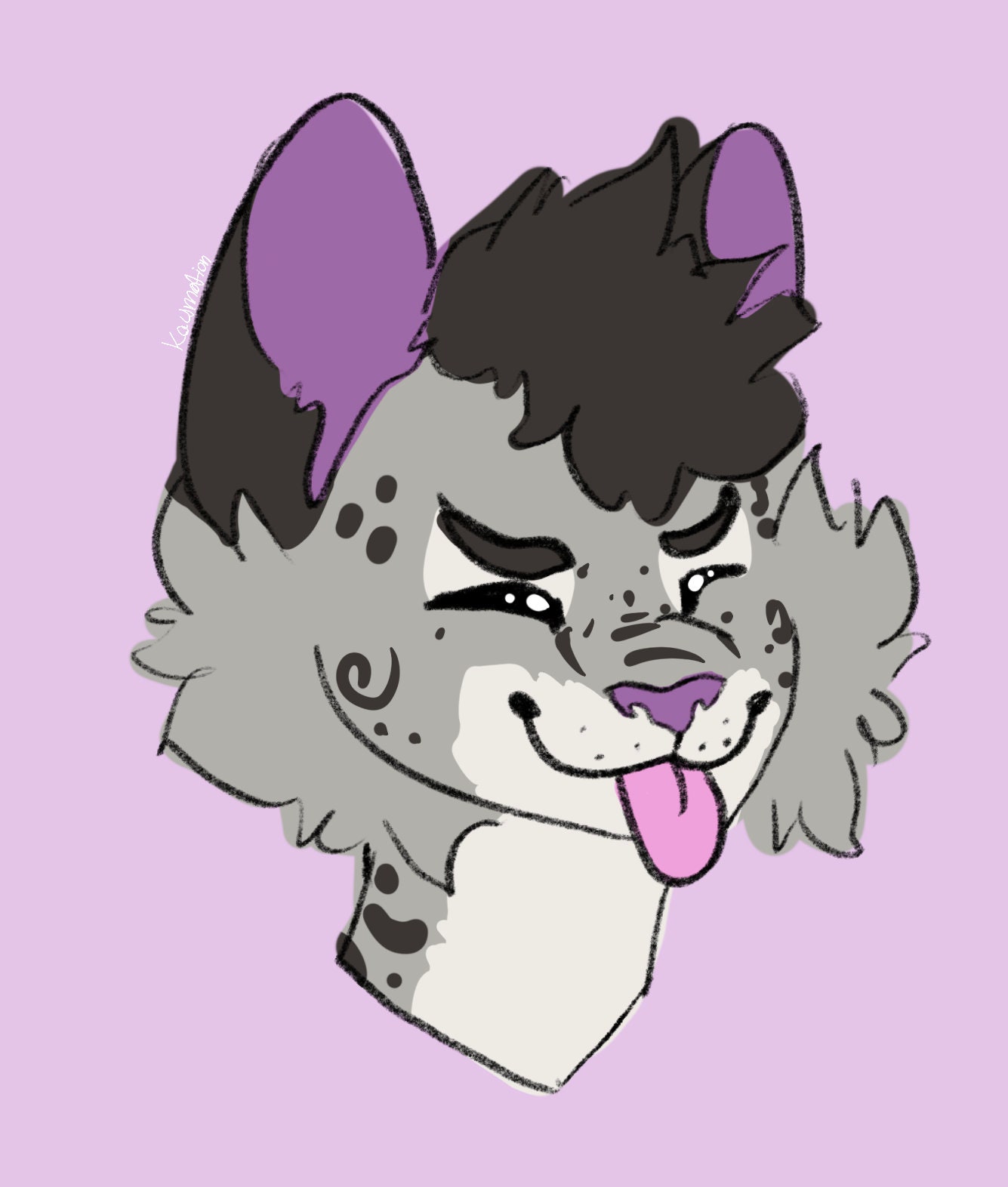 Cheap Custom SPEEDRUN Colored Sketch Fursona Headshots 