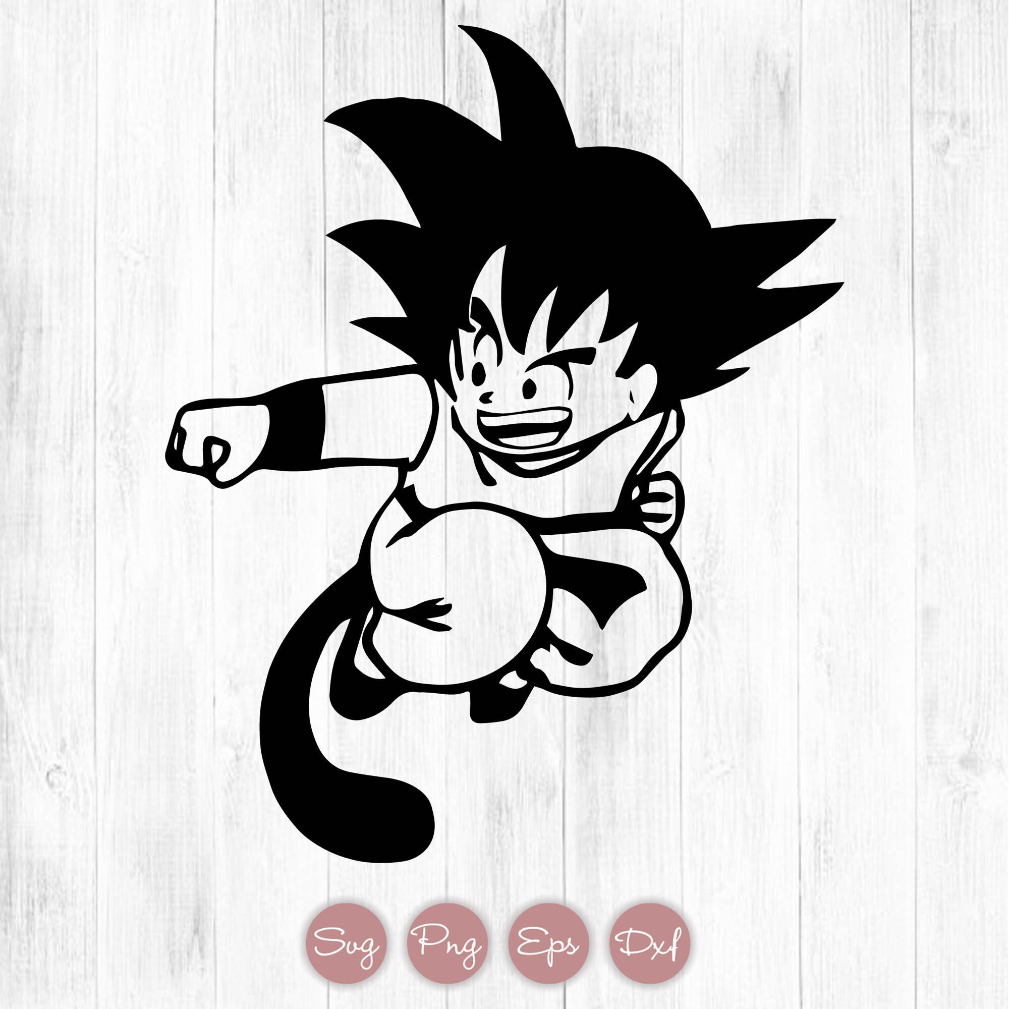 Dragon Ball Z Goku Svg - vrogue.co