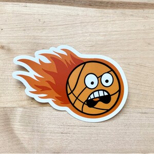 He&#39;s On Fire | 3x3 Vinyl Sticker