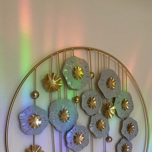 Large Moon and Stars Suncatcher Sticker Set, Car Suncatcher Stickers, Rainbow Maker window decal, Dopamine decor, Stocking Stuffer bild 8