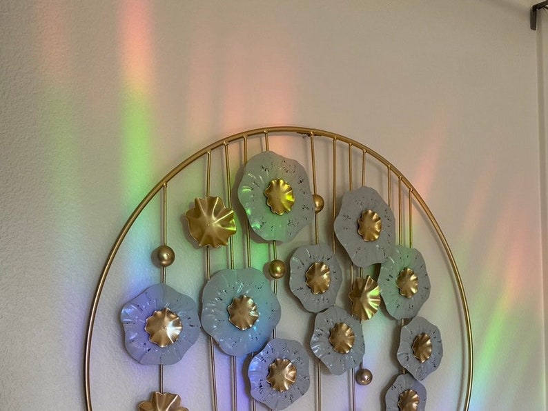 Large Moon and Stars Suncatcher Sticker Set, Car Suncatcher Stickers, Rainbow Maker window decal, Dopamine decor, Stocking Stuffer bild 8