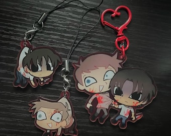 scream (1996) stuilly/billy loomis x stu macher keychain