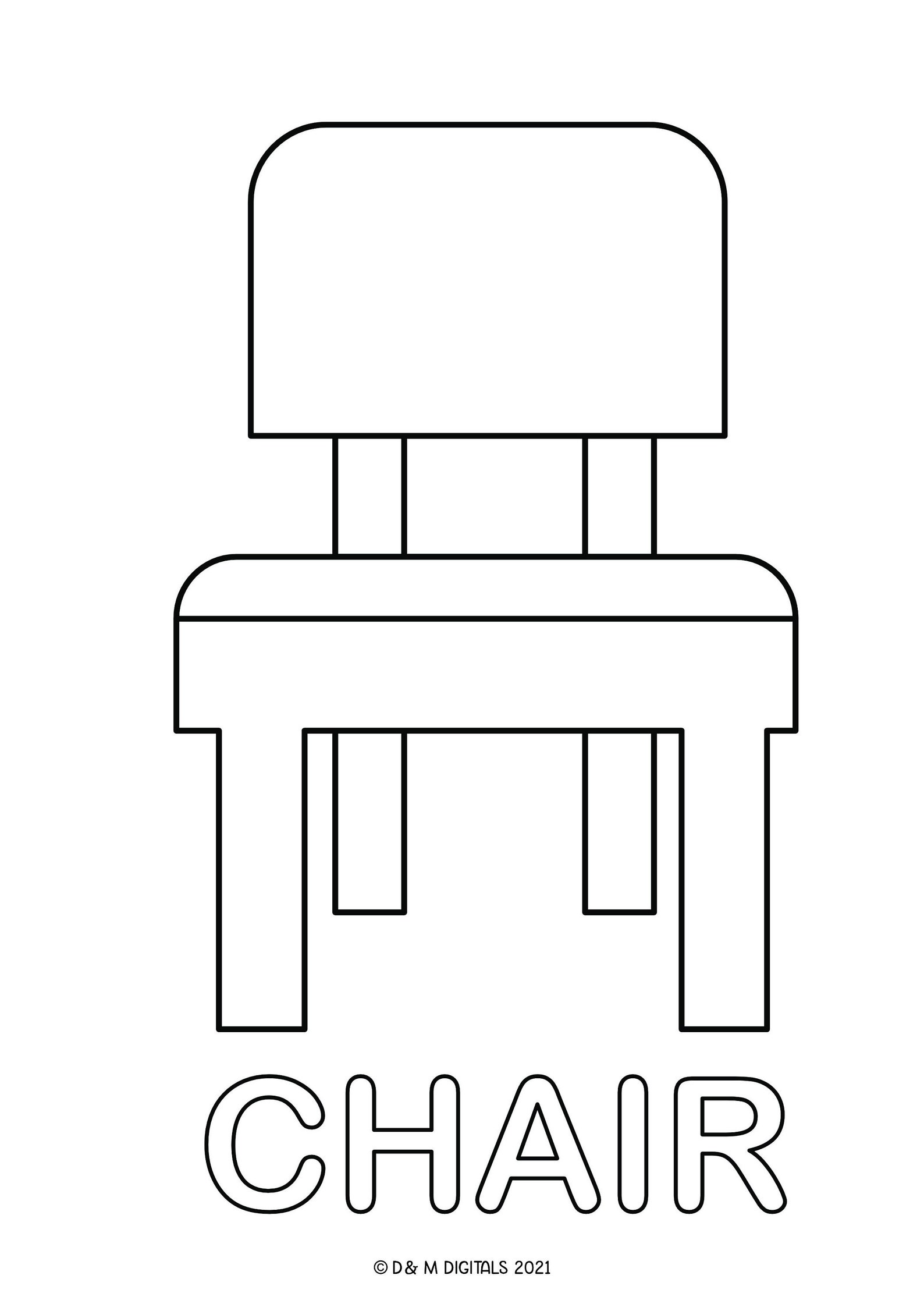 Simple Coloring Pages Easy Colouring Pages Printable | Etsy