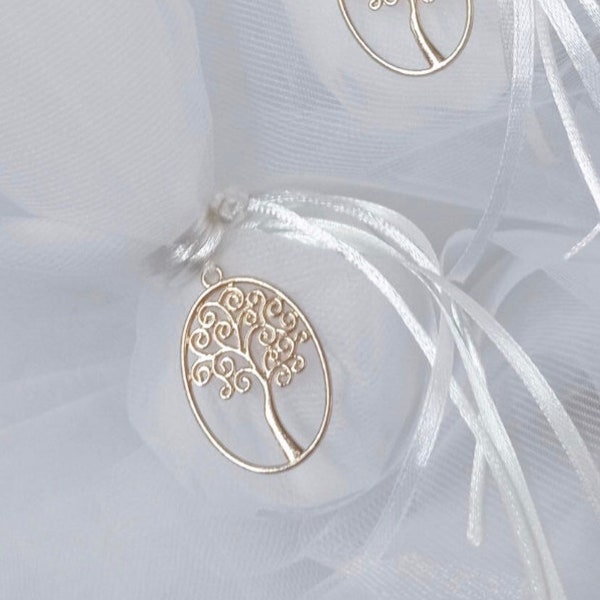 50 Bonbonieres -  Gold tree of life!  Elegant and simple.  Offering Free shipping!