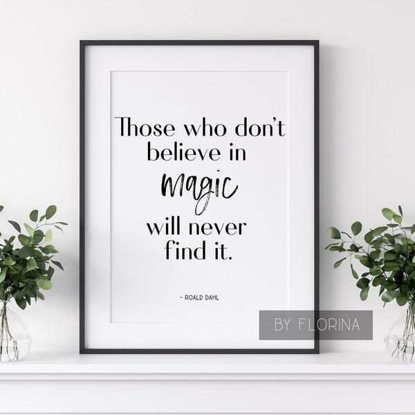 Believe in Magic - Etsy