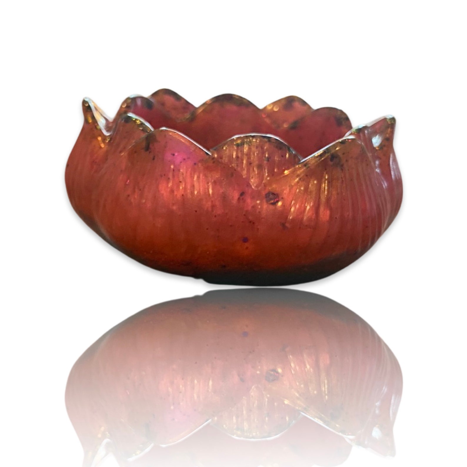 Lotus flower resin bowl Etsy