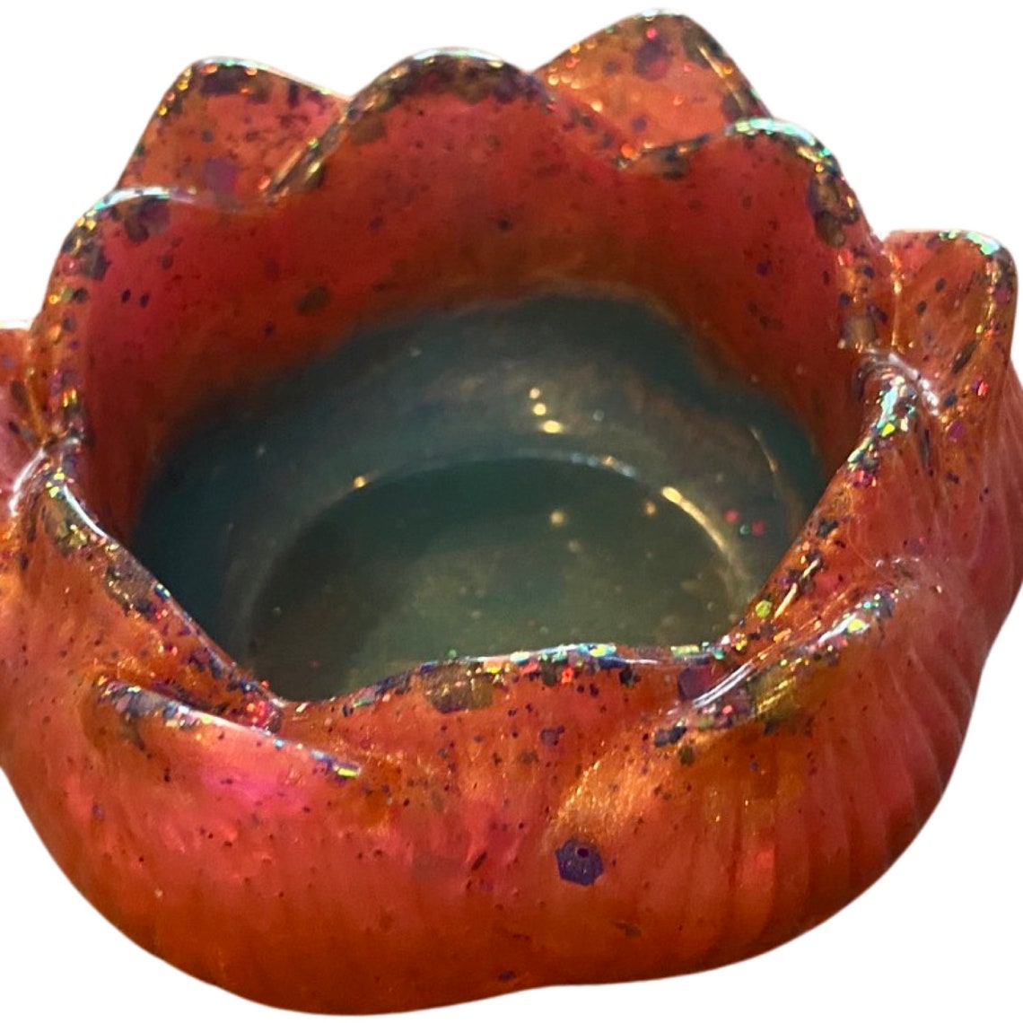 Lotus flower resin bowl Etsy