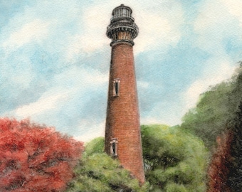 Currituck Beach Lighthouse Giclée Print