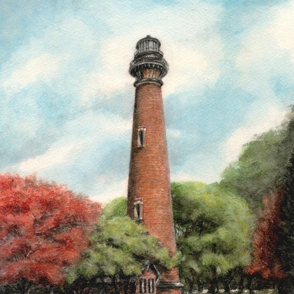 Currituck Beach Lighthouse Giclée Print