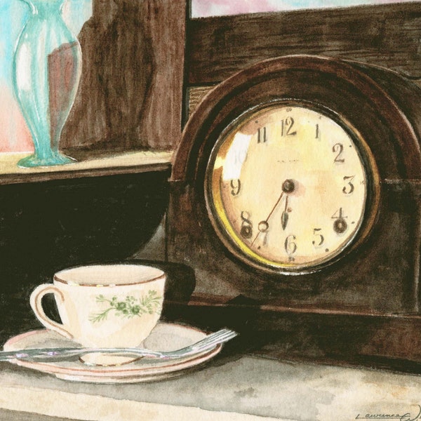 Family Clock Giclée Print