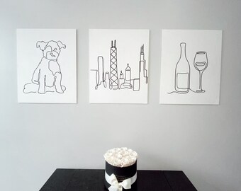 Customized One-Line Art