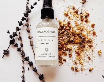 Dream Linen Spray- Room Spray – Sleep Spray for Relaxation and Sweet Dreams – Crystal Infused Pillow Spray