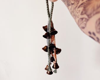 Witches Bells for Door: Witchy Home Protection Decor, Altar Tools, Door Chimes