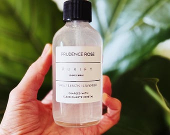 Sage, Lemon, Lavender Room Spray - Linen Spray - Energy Cleansing Mist