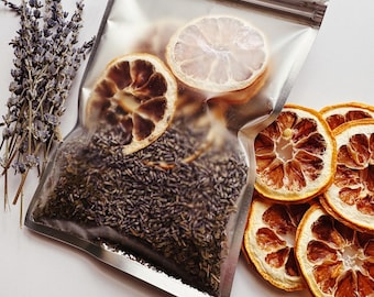 Dried Lemon and Lavender Simmer Pot Kit: Aromatic Potpourri