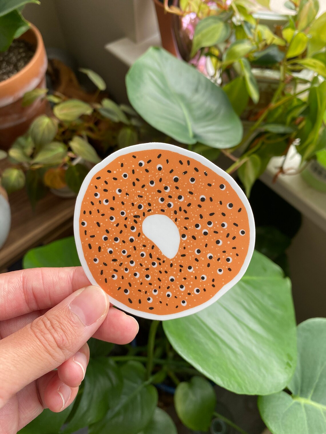 Everything Everywhere All at Once Googly Eye Bagel Sticker Etsy