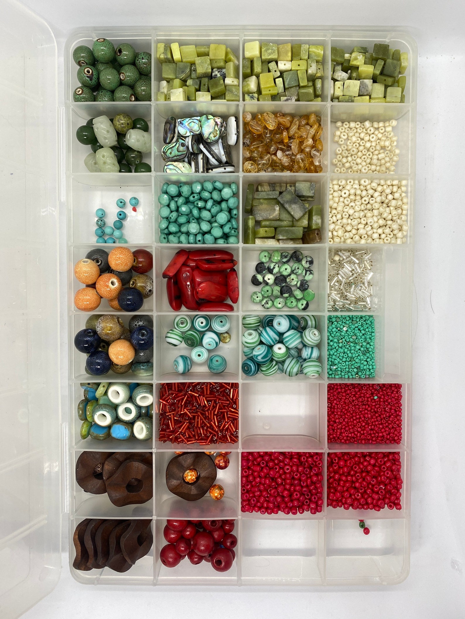 Jewelry Raw Materials Lot 1,000 Beads Make Necklaces Bracelet Earrings