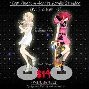 All Discount !15cm Kingdom Hearts Acrylic Standee