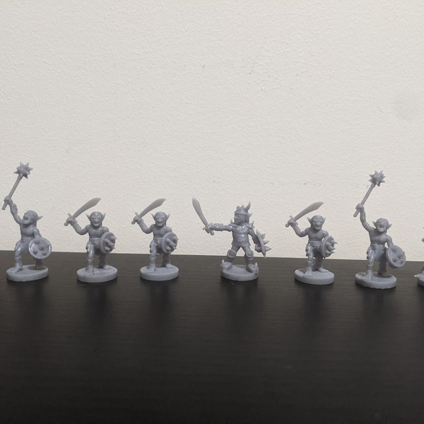 Dungeons and Dragons Goblin Raiding Party Resin Miniatures
