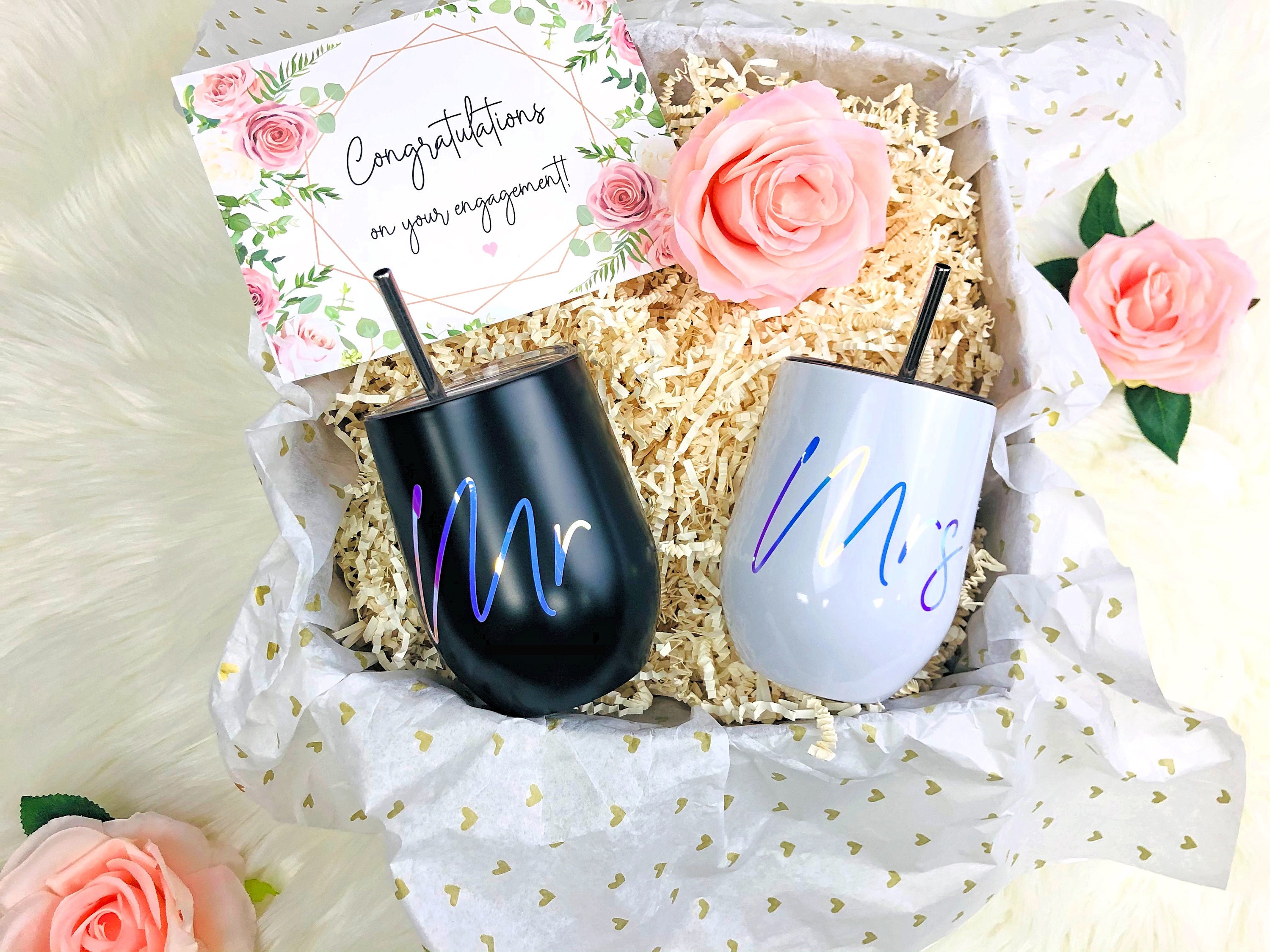 Mr. & Mrs. Gift Box 2 / Bridal Shower Gift Wedding Gift for Etsy