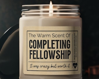 Fellowship Graduation Gift PhD Candle Doctoral Graduate Gifts For Her Med School Graduation Gift PhD Graduate New Dr Gifts Fellowship Gift