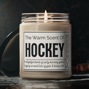 HOCKEY COACH CANDLE,  Hockey Coach Gift, Gift for Hockey Coach, Funny Hockey Gifts, Hockey Mom Gift, Hockey Player Gifts