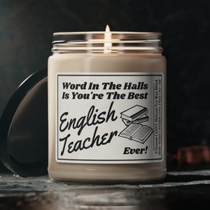 ENGLISH TEACHER GIFT, English Teacher, English Classroom Decor, Gifts for English Teacher, English Teacher Room Decor, English Professor