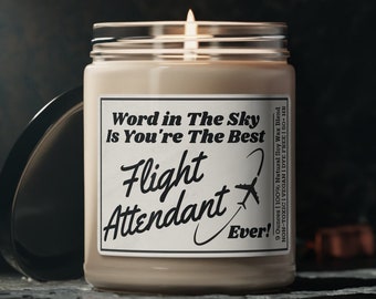 FLIGHT ATTENDANT GIFT, Gifts for flight attendants, Flight Attendant Candle, Flight Attendant Accessories, Gift for Flight Attendant