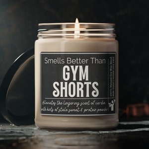FITNESS GIFTS, Boyfriend Christmas gift idea, Home Gym Decor, Gym Gifts, Gifts for Athletes, Weight Lifting Gift, Funny Gift for Dad, Candle