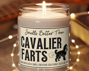King Charles Cavalier Owner Gift Cavalier Gifts Dog Candle Funny Dog Owner Gifts Gift for King Charles Cavalier Christmas Gift