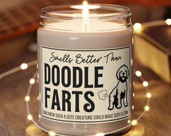 Doodle Gift Doodle Owner Gift Dog Fart Candle Funny Dog Owner Gifts Labradoodle Gift Bernedoodle Gift Goldendoodle Christmas Gift
