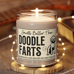 Doodle Gift Doodle Owner Gift Dog Fart Candle Funny Dog Owner Gifts Labradoodle Gift Bernedoodle Gift Goldendoodle Christmas Gift