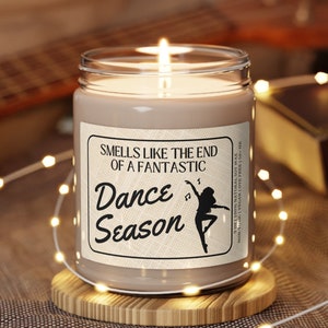 Dance Team Gifts Dancer Candle End Of Dance Season Gift Dance Recital Gift Dance Team Gift Ideas Dance Competition Gifts For Teen Dance Team