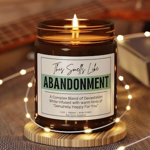 Moving Away Gift Friend Moving Gifts Funny Going Away Gift Smells Like Abandonment Candle Housewarming Gift Basket Farewell Gift Vegan Gifts