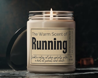 RUNNER CANDLE, Gifts for runner, running gifts, run gift, gifts for runners, marathon runner gift, gifts for cross country, runner gifts