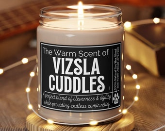 BOUGIE VIZSLA, Cadeau du propriétaire de Vizsla, Amant de Vizsla, Bougie de chien Vizsla, Cadeaux pour le propriétaire de Vizsla, Nouveau cadeau de chiot