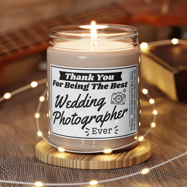WEDDING PHOTOGRAPHER GIFT, Gifts for wedding vendors, Gift for Wedding Photographer, Thank you gift for wedding vendor