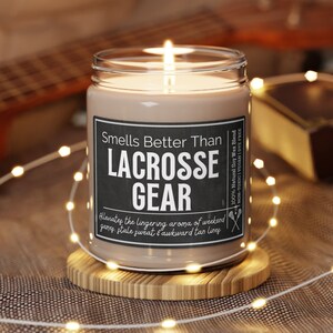 LACROSSE GIFT, Lacrosse captain gift, Lacrosse Mom, Lacrosse Dad, Lacrosse Coach, Lacrosse Player, Lacrosse Candle