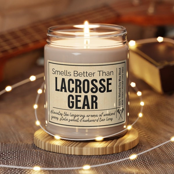 LACROSSE GIFT, Lacrosse captain gift, Lacrosse Mom, Lacrosse Dad, Lacrosse Coach, Lacrosse Player, Lacrosse Candle