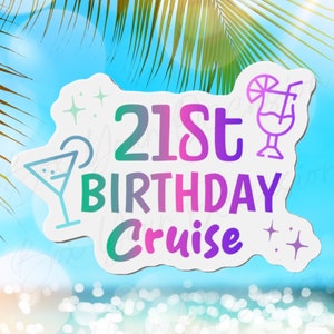 21st Birthday Cruise Magnet Carnival Cruise Door Magnet Cruising Gifts Custom Birthday Magnet For Cruise Door Ideas Turning 21 Cruise Magnet