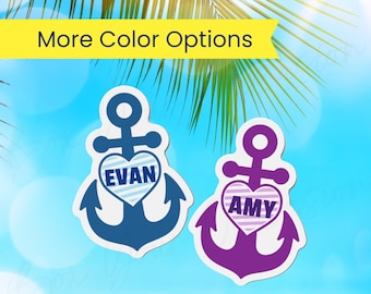 Custom Cruise Magnet Name Family Cruise Magnet Carnival Cruise Royal Caribbean Cruise Cabin Door Decor Cruise Anchor Stateroom Door Magnet