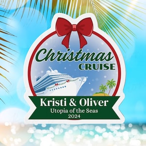 Holiday Cruise Door Magnet Christmas Cruise Cabin Magnet Merry Cruisemas Personalized Family Cruise Stateroom Magnet Christmas Cruise Sign