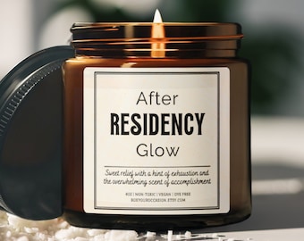Finished Residency Gifts Resident Graduation Candle Bulk Gifts For Residents Residency Graduation Gift From Mentor Graduation Basket Candles