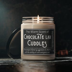 CHOCOLAT LAB GIFT, amateur de laboratoire de chocolat, bougie labrador retriever, cadeaux pour propriétaire de laboratoire de chocolat, cadeau de maman de chien, propriétaire de laboratoire image 6