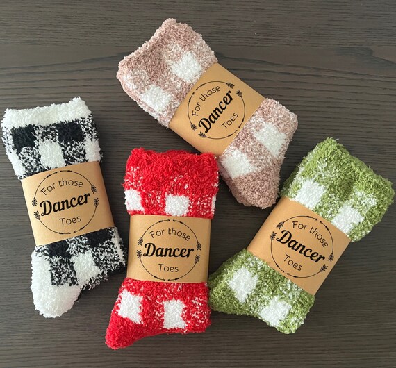 DANCER COZY SOCKS, Gifts for Dancers, Dancing Gifts, Ballet Gift