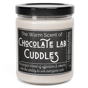 CHOCOLAT LAB GIFT, amateur de laboratoire de chocolat, bougie labrador retriever, cadeaux pour propriétaire de laboratoire de chocolat, cadeau de maman de chien, propriétaire de laboratoire image 8