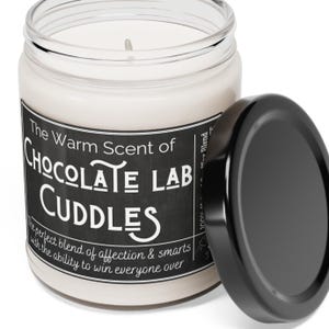 CHOCOLAT LAB GIFT, amateur de laboratoire de chocolat, bougie labrador retriever, cadeaux pour propriétaire de laboratoire de chocolat, cadeau de maman de chien, propriétaire de laboratoire image 2
