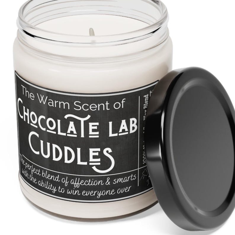 CHOCOLAT LAB GIFT, amateur de laboratoire de chocolat, bougie labrador retriever, cadeaux pour propriétaire de laboratoire de chocolat, cadeau de maman de chien, propriétaire de laboratoire image 2