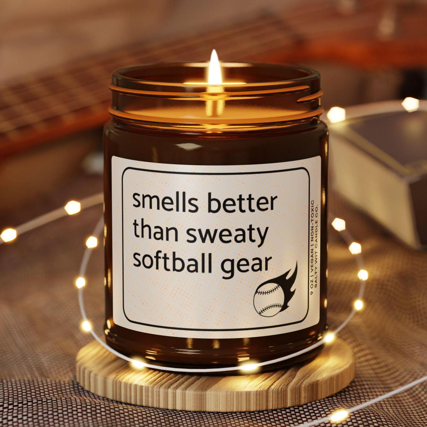 Softball Coach Gift Softball Candle Softball Player Gift Ideas Varsity Softball Gift Basket Softball Graduation Gifts Softball Banquet Favor
