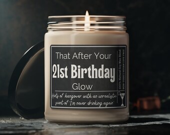 21st BIRTHDAY GIFT for her, 21st birthday decorations, 21st birthday candle, 21st birthday presents, 21st birthday basket, 21st Birthday